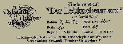 Die Eintrittskarte