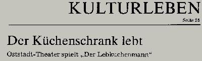 Der Kchenschrank lebt