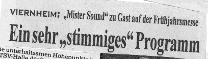Ein stimmiges Programm